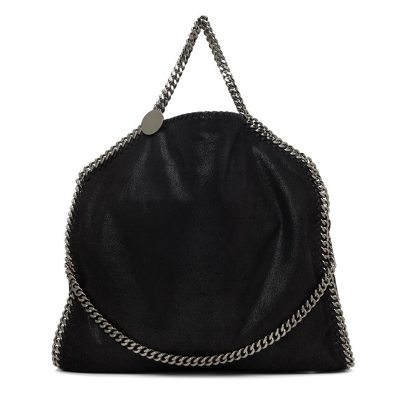 Stella McCartney Black Three Chain Tote - Picture 2 of 9